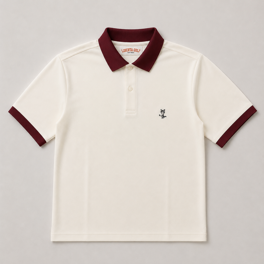 Rib Sleeve Polo Shirt / リブスリーブポロシャツ