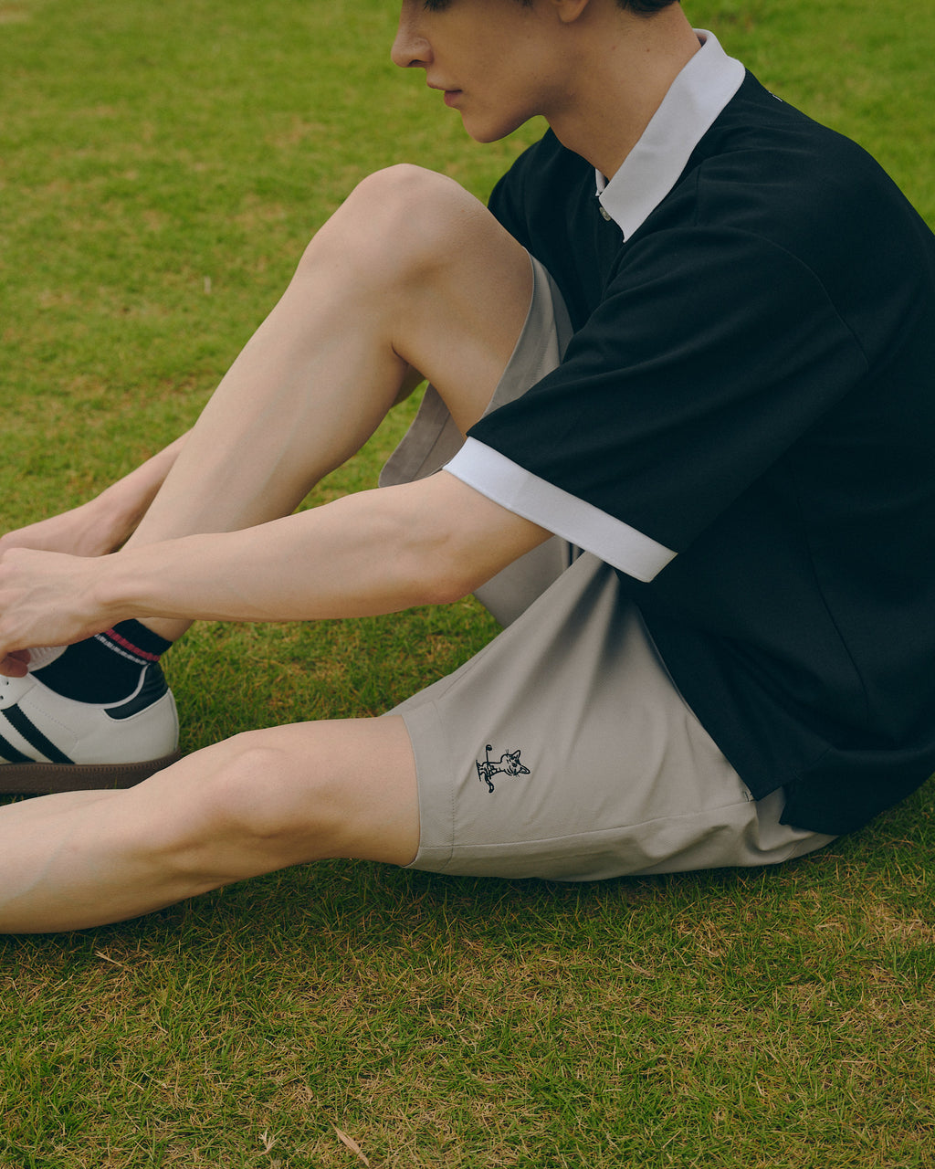 LOGO NYLON SHORT PANTS / ロゴナイロンショートパンツ