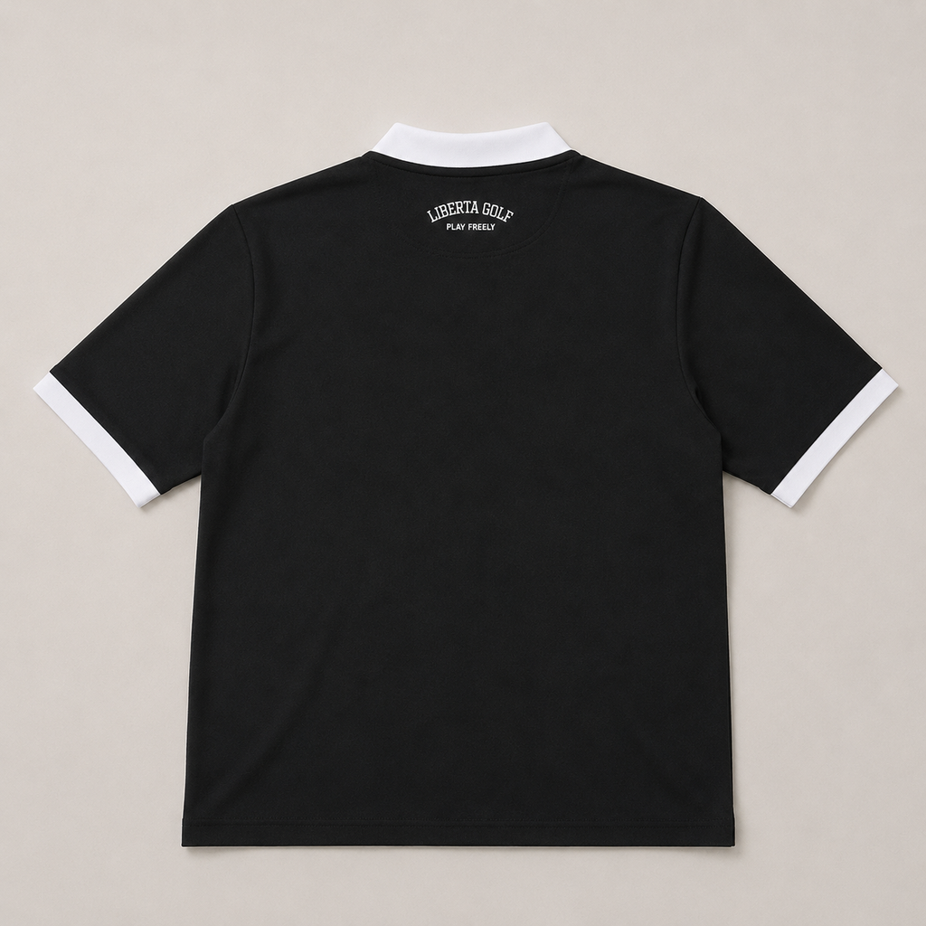 Rib Sleeve Polo Shirt / リブスリーブポロシャツ