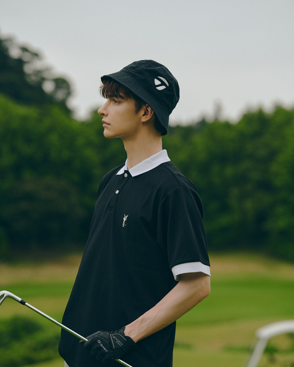Rib Sleeve Polo Shirt / リブスリーブポロシャツ