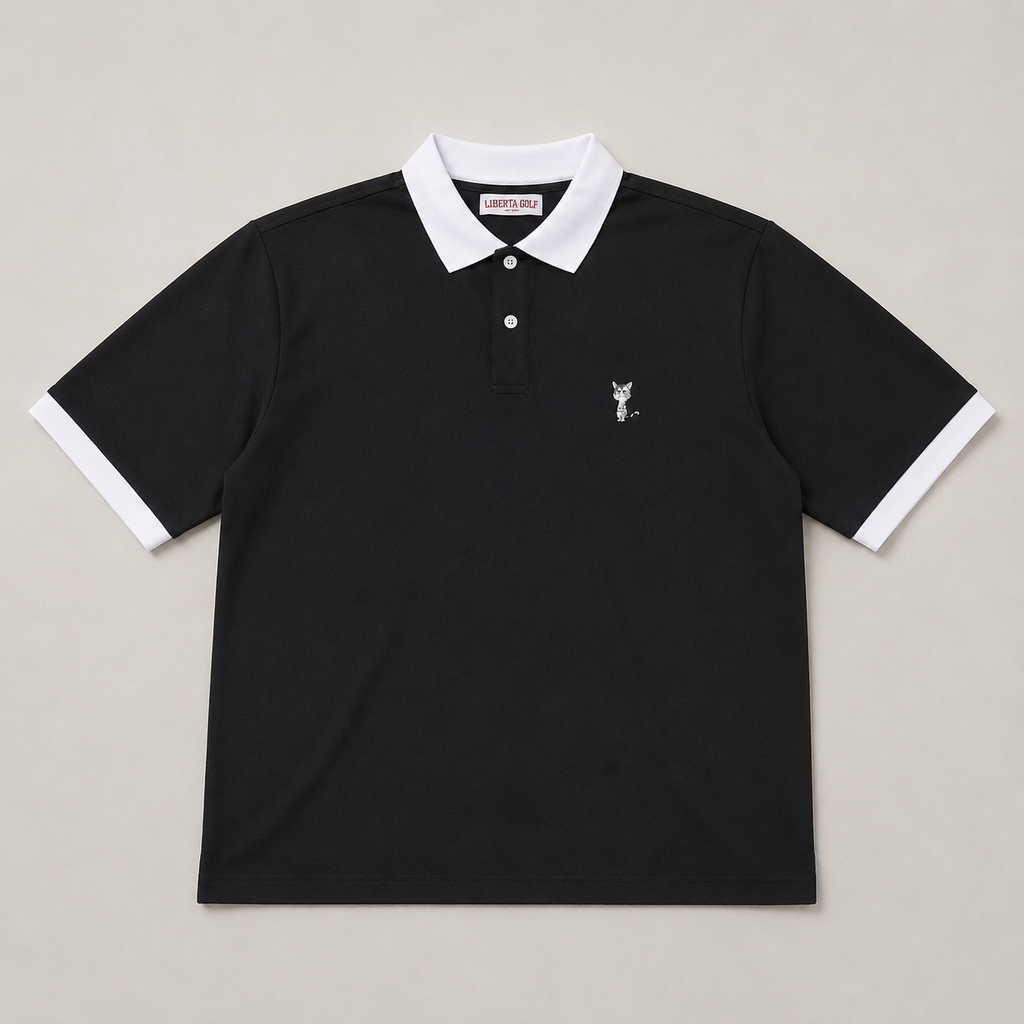 Rib Sleeve Polo Shirt / リブスリーブポロシャツ