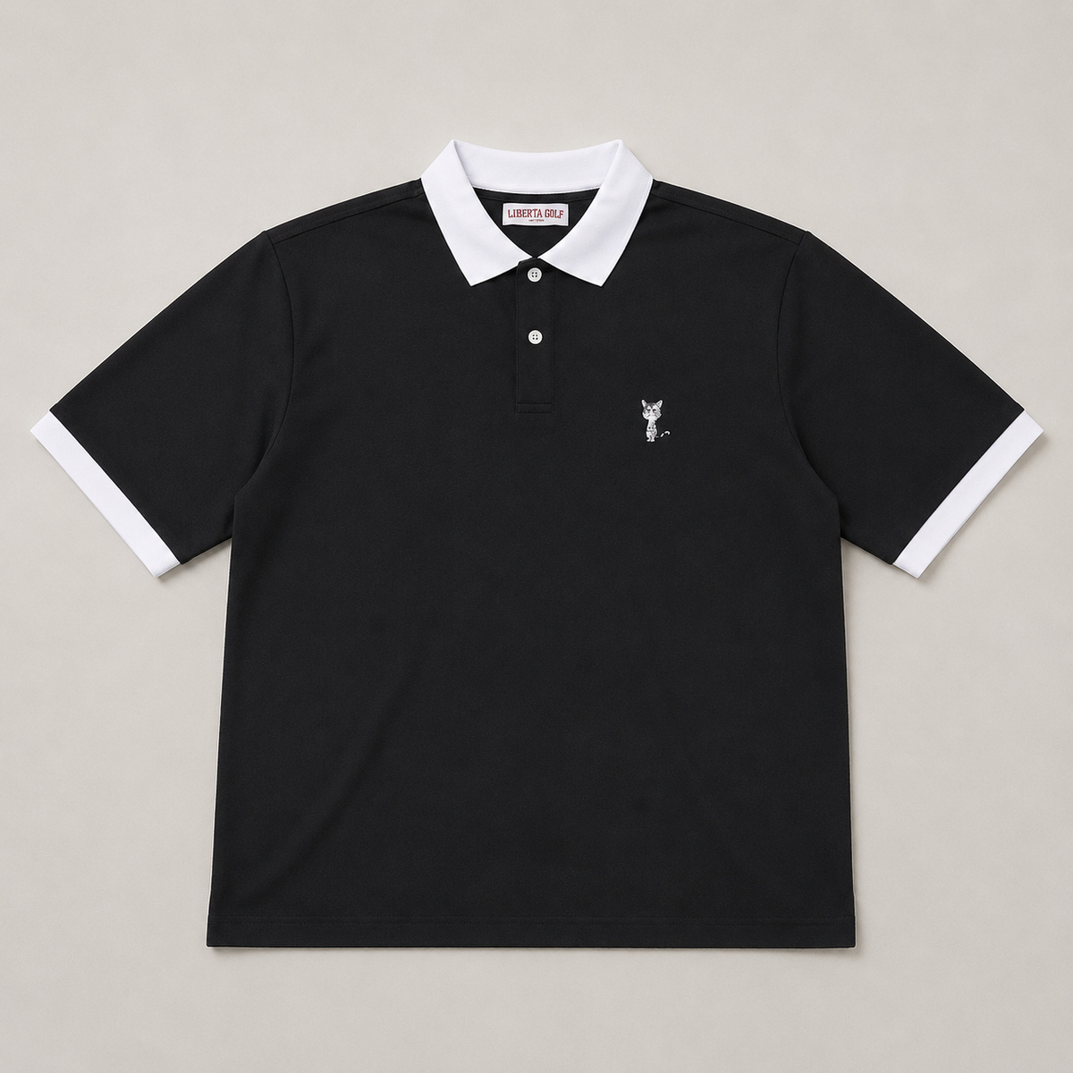 Rib Sleeve Polo Shirt / リブスリーブポロシャツ