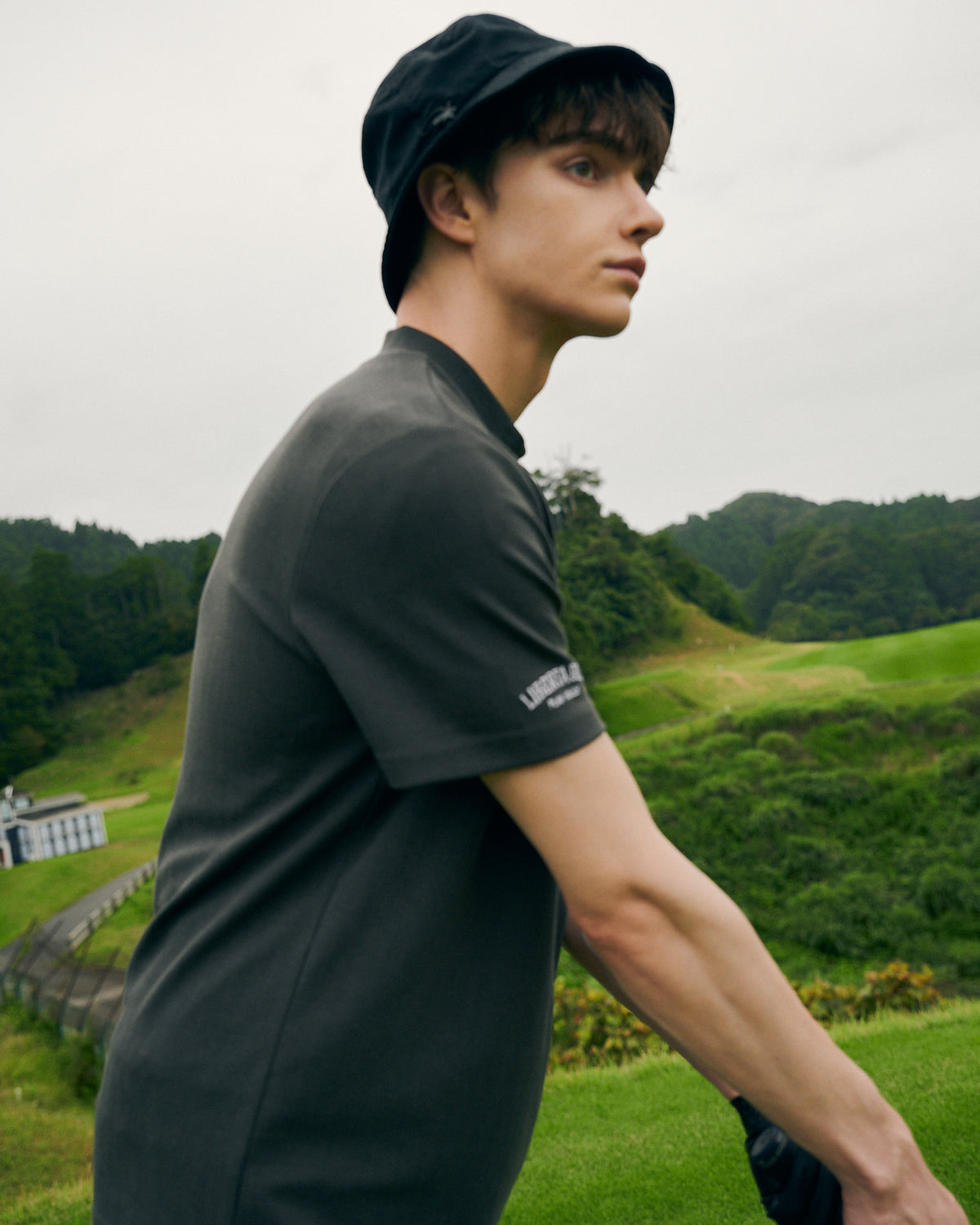 Jacquard Mock Neck Shirt / ジャガードモックネックシャツ